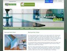 Tablet Screenshot of glassbackpainted.com